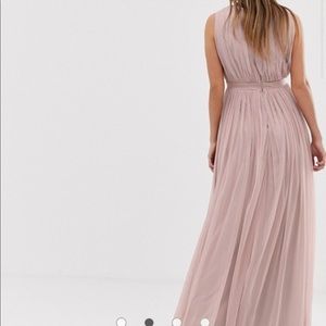 anaya kimono sleeve wrap maxi dress